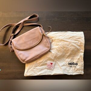HOBO Blush Leather Crossbody Bag